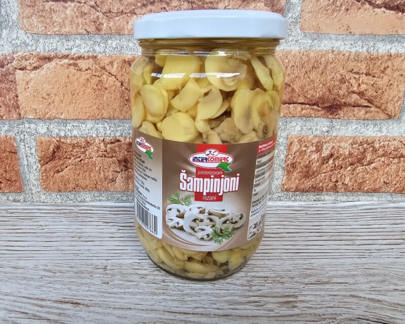 Rezani pasterizovani šampinjoni 720g